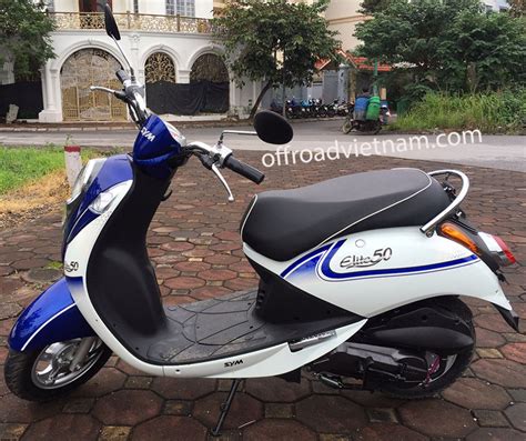 But they can go as fast as 45mph on a clear road. 50cc Automatic Scooter For Rent In Hanoi - SYM Elite ...