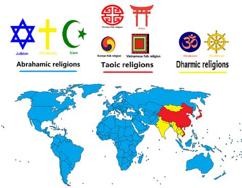 World Map Of Religions By Catholic Ronin On Deviantart