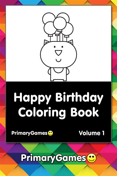 • 1 pdf book a4 prepared for printing. Happy Birthday Coloring eBook: Volume 1 • FREE Printable ...