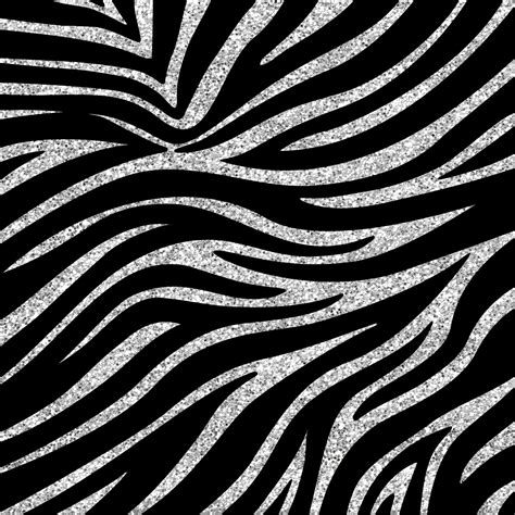 Glitter Zebra Print Digital Paper Freebie Glitter Zebra Print