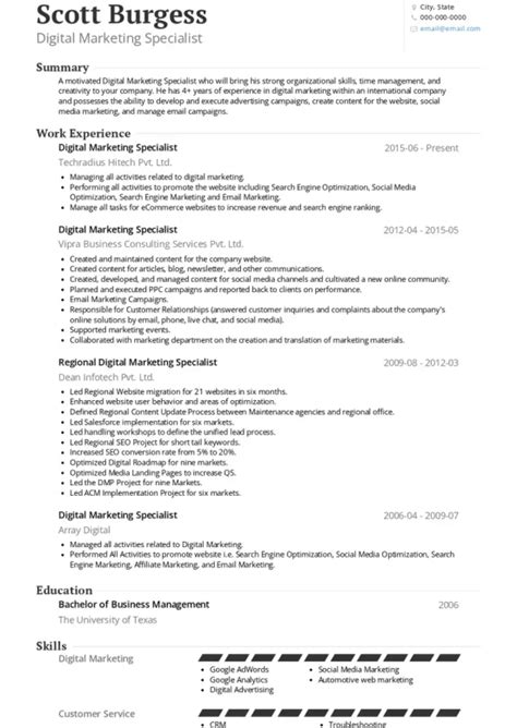 4 Professional Digital Marketing Resume Objective Examples For 2022