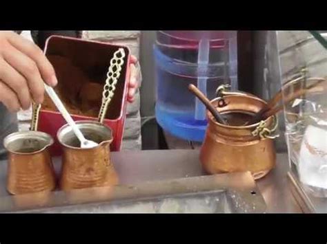 Turkish Coffee is the Best Specially when Brewed on Charcoal - Istanbul