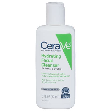 Save On Cerave Hydrating Facial Cleanser Ceramides And Hyaluronic Acid
