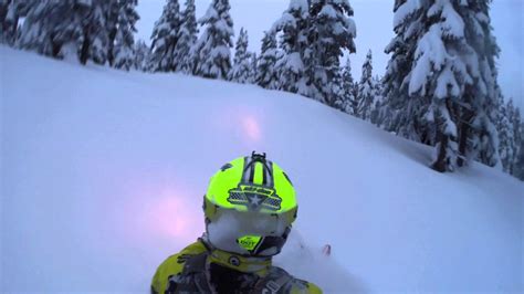 Dave Norona Snowmobiling Through Fresh Canada Powder Youtube