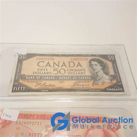 Canadian 195419751988 Fifty Dollar Bills