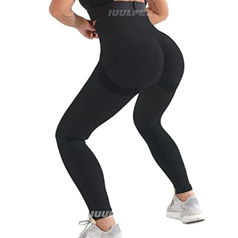 Iuulfex Scrunch Butt Lifting Leggings Seamless Women Booty Yoga Pants