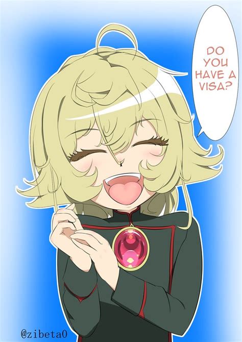 Do You Ha Ve A Visa Tanya Degurechaff Youjo Senki