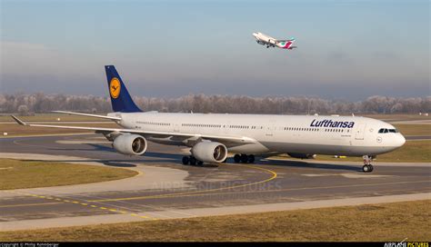 D Aihx Lufthansa Airbus A340 600 At Munich Photo Id 1322360