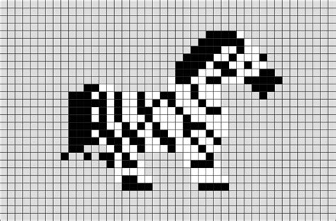 Zebra Pixel Art Brik