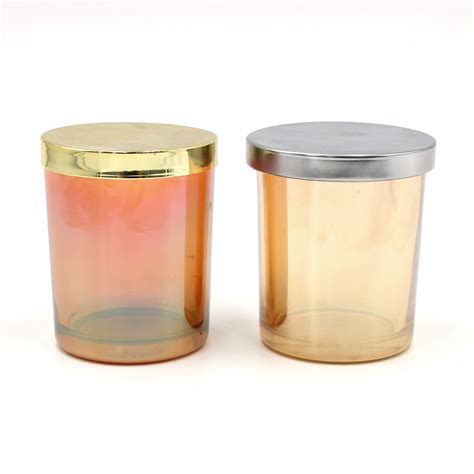 Factory 8oz Candle Jar Amber Glass Candle Jar With Lid High Quality Amber Candle Jar With Lid