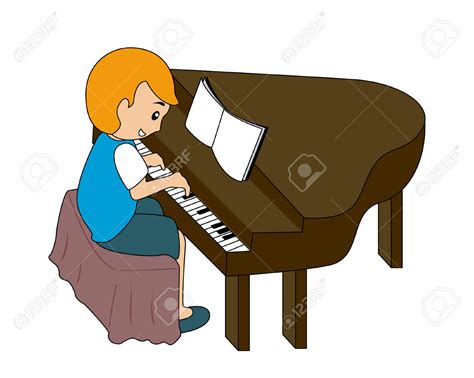 Watch english children's you turned on the tv looking for a good english show for learning english, and a kid's cartoon is on. Play the piano clipart - Clipground