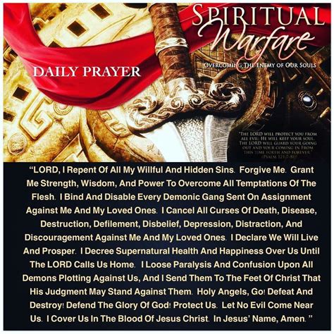 Spiritual Warfare Prayer ⚔️ 😇 ️ ️ ️👑 Jesuschrist Forever 📖 God