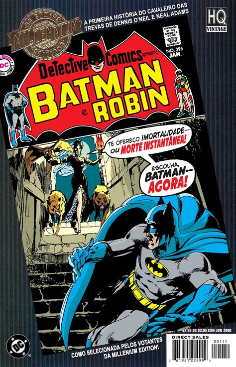 HQ Vintage Detective Comics Millennium Edition O início da parceria Dennis O Neil e Neal