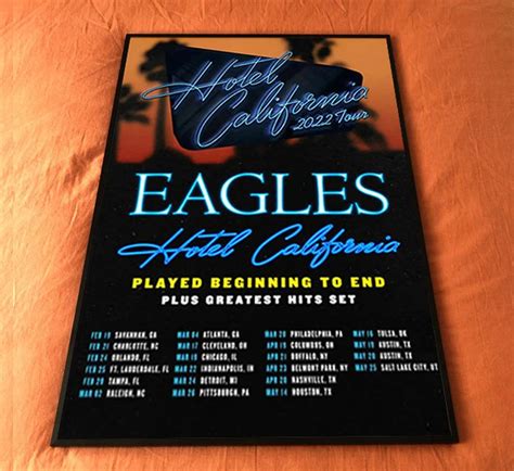 The Eagles Tour Usa Roda Virgie