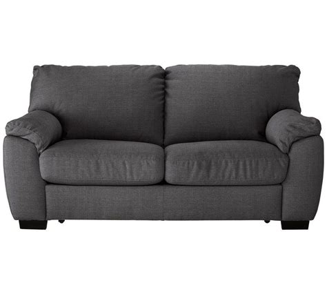 Buy Argos Home Milano 2 Seater Fabric Sofa Bed - Charcoal | Sofa beds