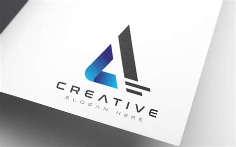 Creative Brand A Letter Logo Template Templatemonster