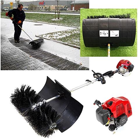 Electric Handheld Sweeper 52cc Gas Power Sweeping Broom 1 Cylinder 2