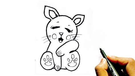 Easy Cute Cat Drawing With 3 Cute Cat Drawing Ideas Easy Cat