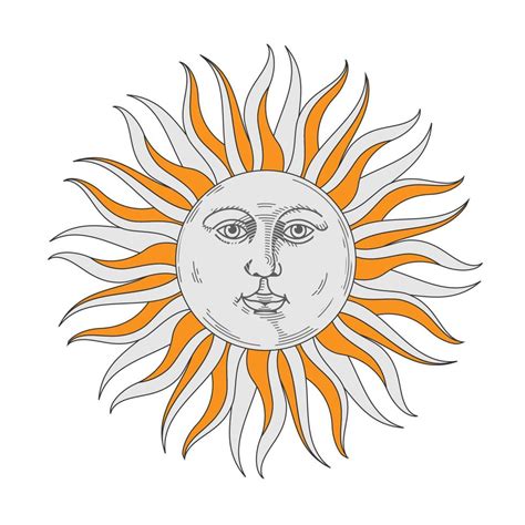 Boho Sun Icon Bohemian Style Design 4609931 Vector Art At Vecteezy