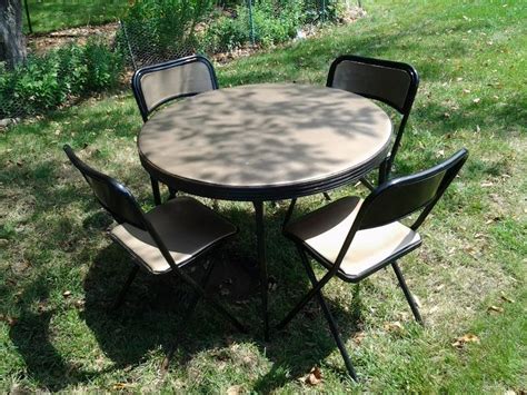112m consumers helped this year. 42 Inch Round Card Table With 4-Folding Chairs | Brooklyn Park Yard Maintenance, Handy-Man Tools ...
