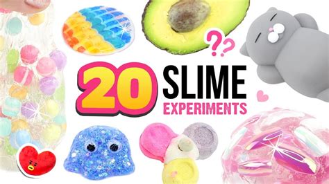 20 New Slime Experiments Mixing More Crazy Things Into Clear Slime