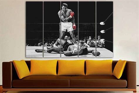 Muhammad Ali Large Canvas Set Muhammad Ali Print Ali Wall Etsy