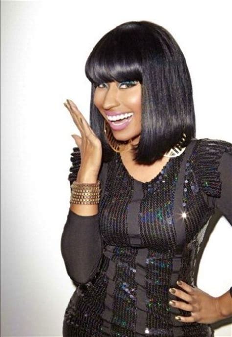 Nicki Minaj Black Hairstyle Its Just Hair Pinterest Black