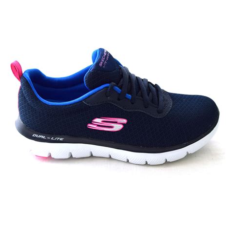 Skechers Flex Appeal 20 Newsmaker Ladies Trainer Womens Footwear From Wj French And Son Uk
