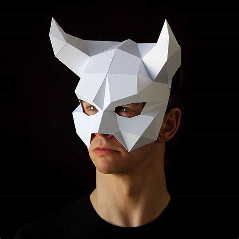 The Low Poly Paper Masks Ready For Your Halloween Party Gadgetsin