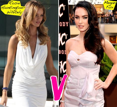 Rosie Huntington Whiteley Vs Megan Fox Who Is The Sexier Transformers