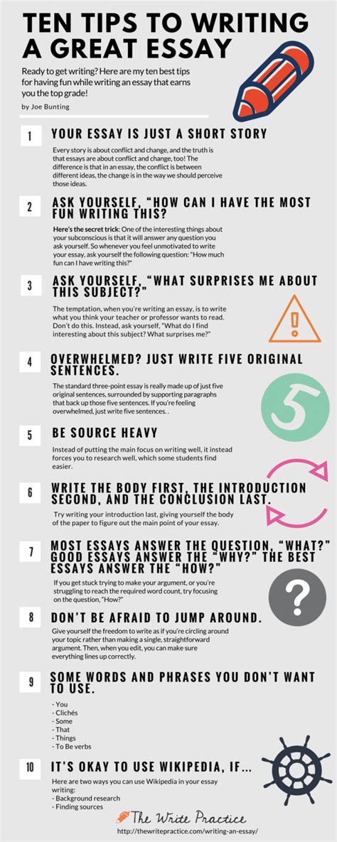 Writing precisely is an important skill. 10 Tips to Write an Essay and Actually Enjoy It