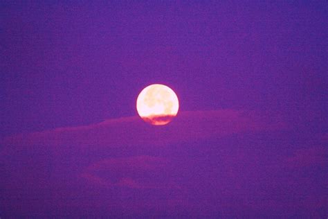 Moon And Purple Sky Flickr Photo Sharing