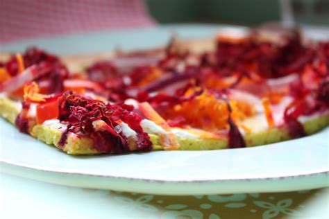 Low Carb Veggie -Flammkuchen