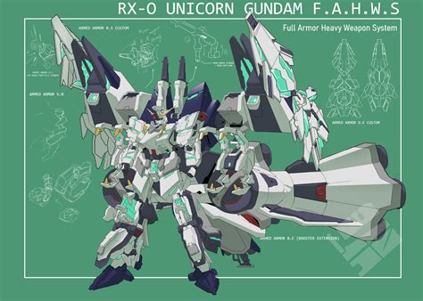 Artstation Rx 0 Unicorn Gundam Fahws