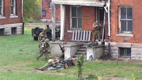 Wwii Reenactment At Fort Wayne Detroit Youtube