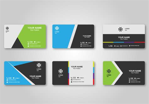 Blank Business Card Free Vector Art 21479 Free Downloads