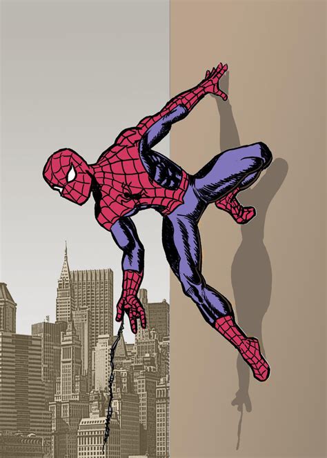 Spider Man On Building By Ernimator On Deviantart