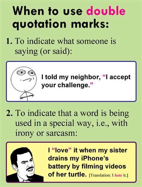 She told him bonjour'good day' when they met. double quotation marks | Tumblr