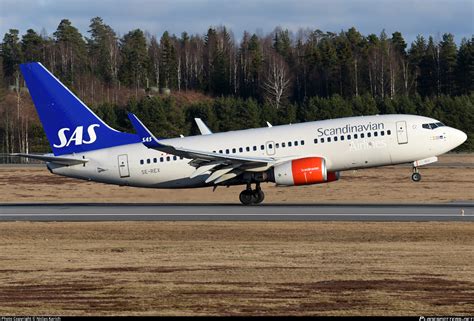 Copa airlines all adria airways aegean airlines air canada air china air india air new zealand ana fleet. SE-REX SAS Scandinavian Airlines Boeing 737-76N(WL) Photo ...