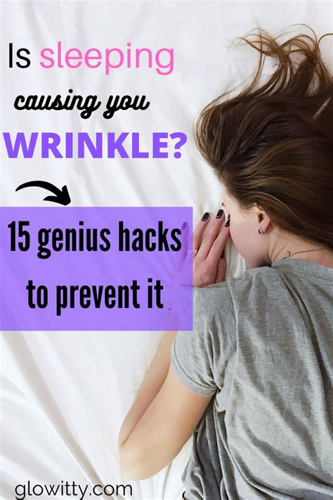 15 Genius Hacks To Prevent Sleep Wrinkles Overnight Sleep Wrinkles Face Wrinkles Wrinkles