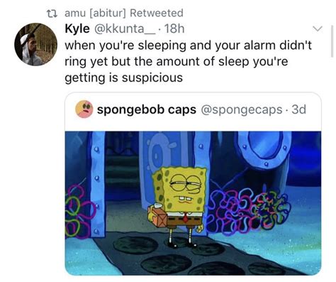 Follow Glazzeddonutt For More💗💍 Spongebob Suspicious Sleep