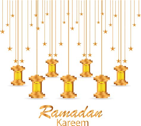 이슬람 축제의 랜 턴 라마단 카림 투명 배경입니다 배경 이슬람교 라마단 Png 일러스트 및 벡터 에 대한 무료 다운로드