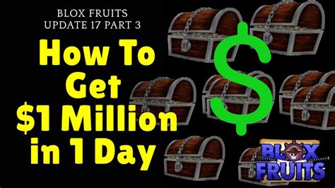 How To Get Money Fast In Blox Fruits Youtube