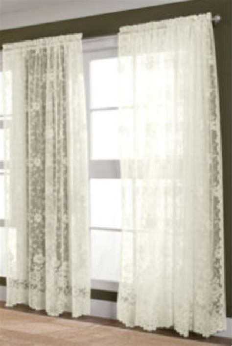 Use today's coupon to save even more products of bring. NEW JCPenney Home Shari Lace Rod-Pocket Sheer Panel Cream ...