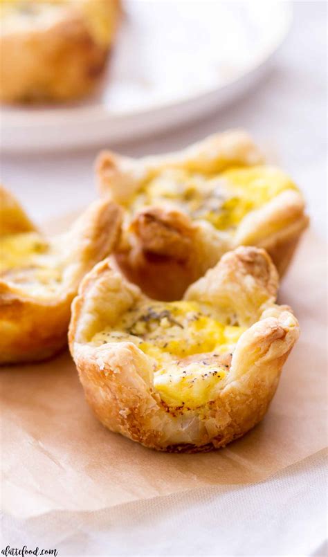 Cheddar And Ham Quiche Cups A Latte Food