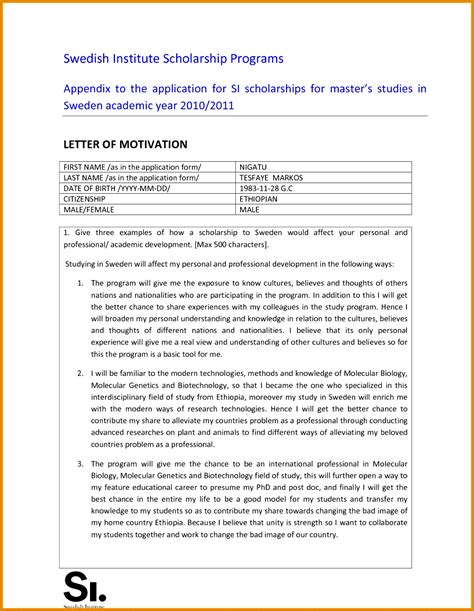 May 27, 2021 · a motivation letter can be composed by concentrating on the job which you are going to select. Get For Scholarship Pdf Motivation Letter Example Pictures - Soal-Soal