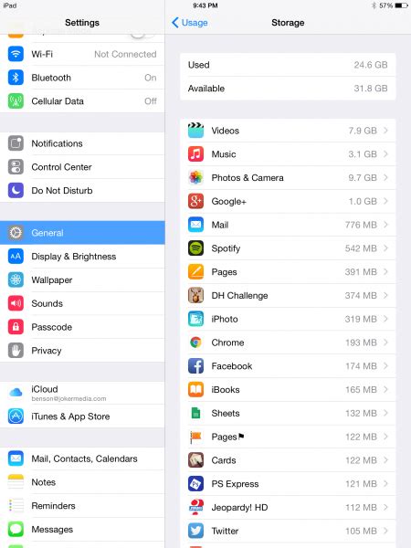 Simply jump into your app drawer and simply uninstall apps that you haven't used in a while. iPad out of space? Free up (a lot) of memory by doing this ...
