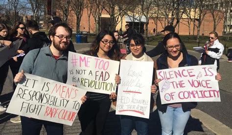 Stony Brook University Students March To Keep The Metoo Conversation