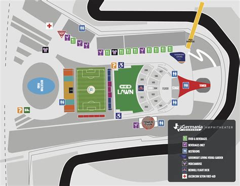 Maybe you would like to learn more about one of these? Venue Map | Germania Insurance Amphitheater