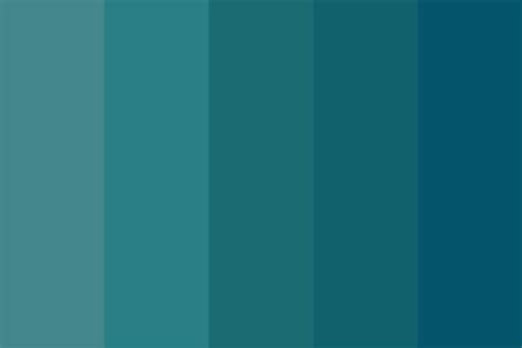 Teal Varieties Color Palette